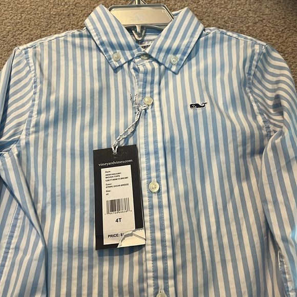 Vineyard Vines classic fit gingham otg brrr shirt - Picture 5 of 5
